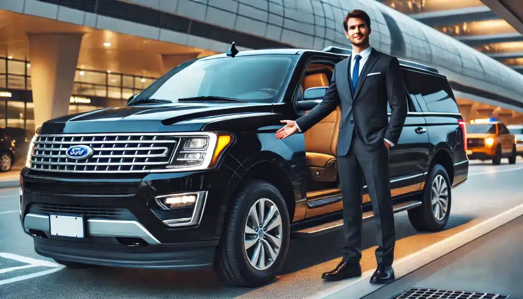 Stretch limo rental at Toronto Pearson Airport for luxury travel.