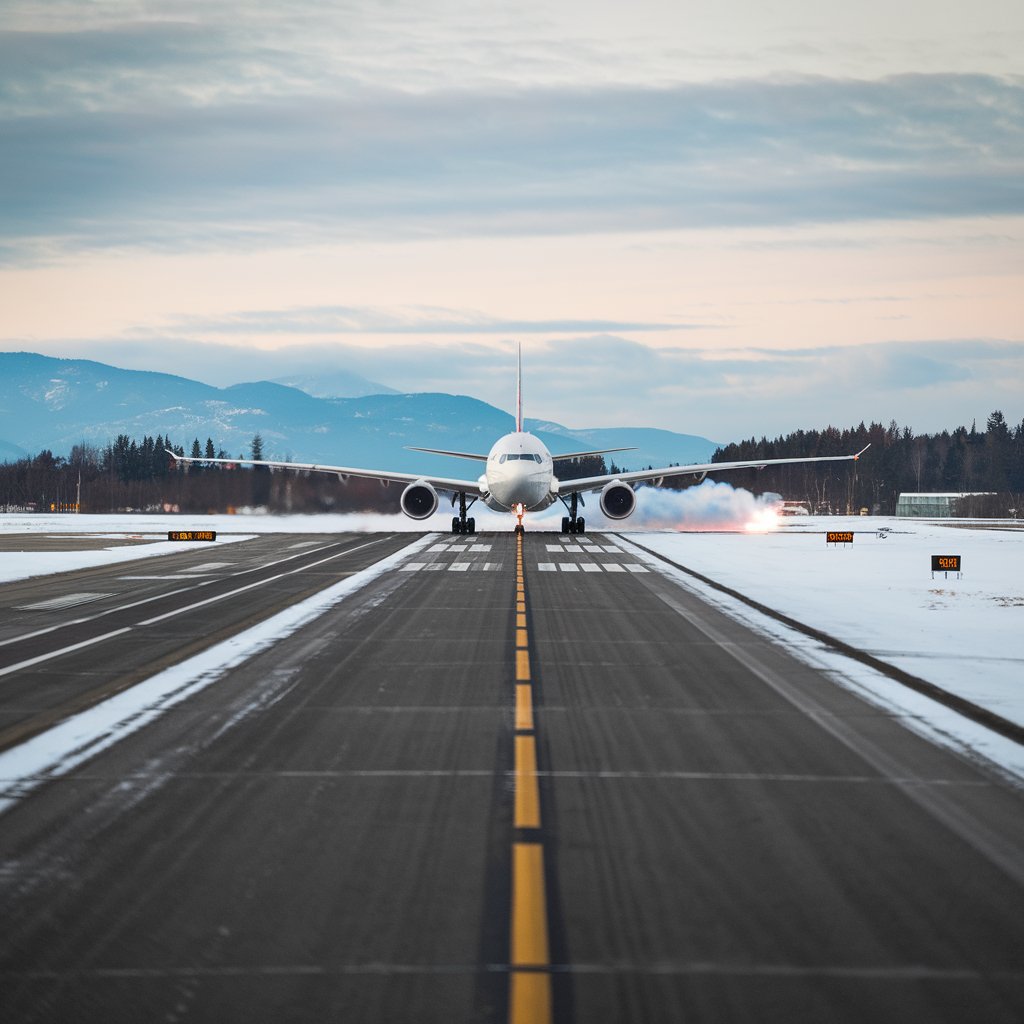 air canada plane ready to fly at runway