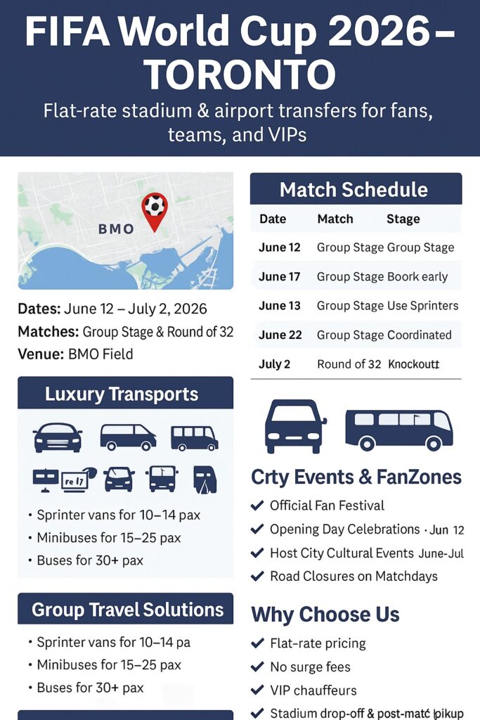 fiffa worldcup limo and airport transfer